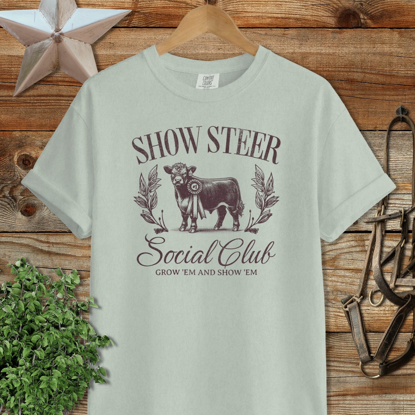 Show Steer Social Signature Tee