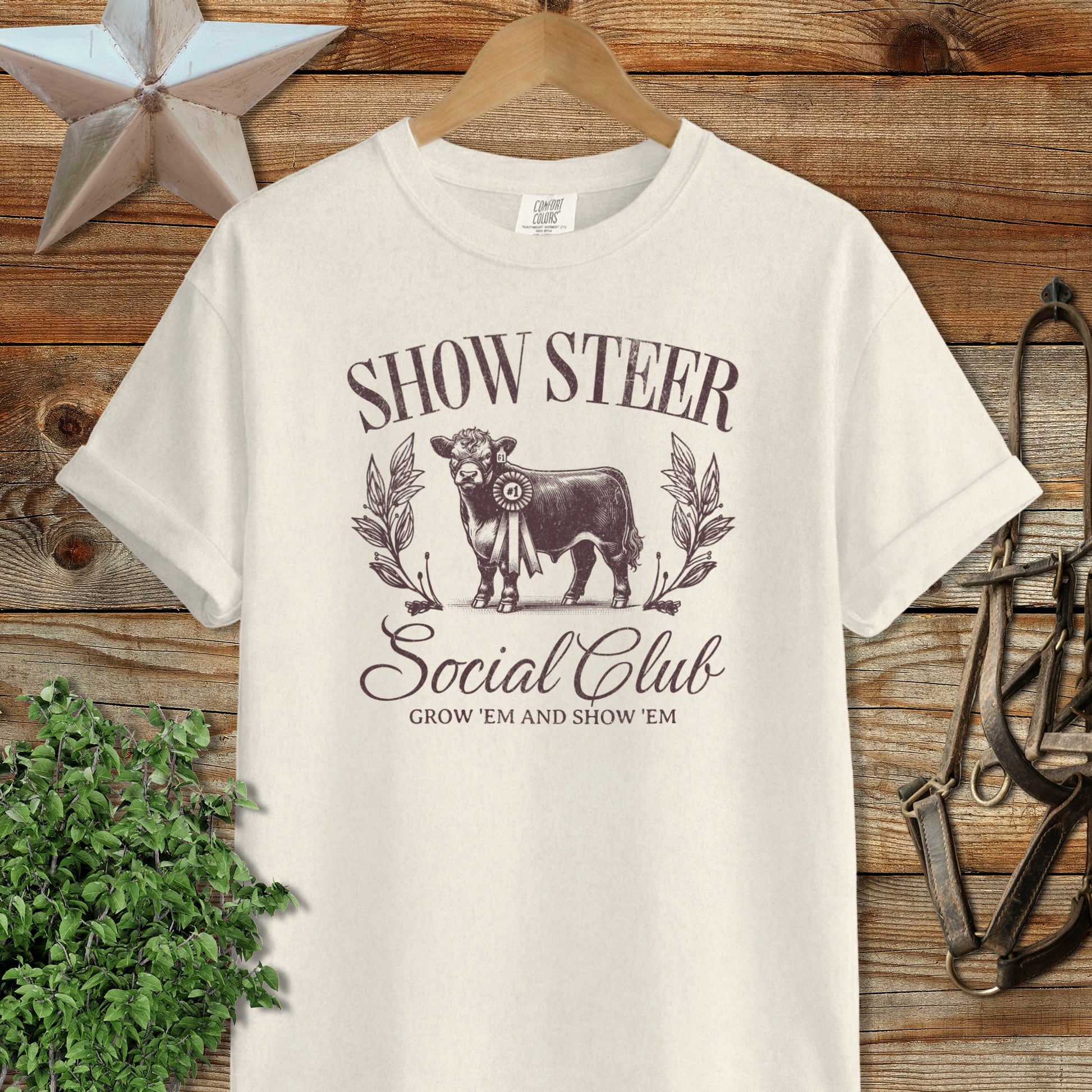 Show Steer Social Signature Tee