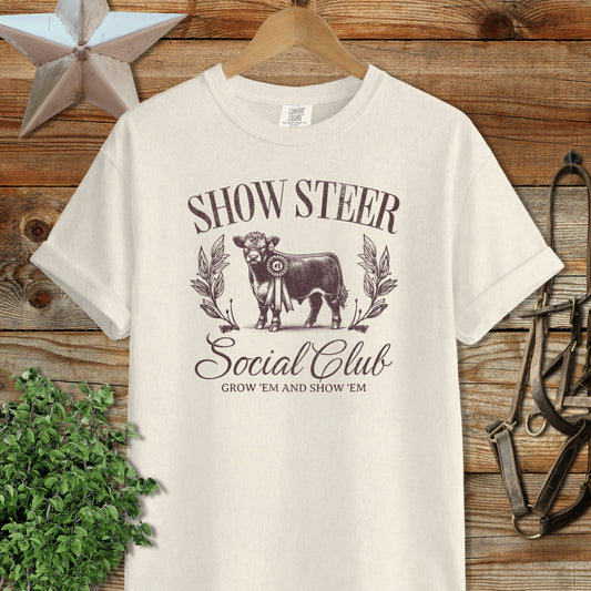 Show Steer Social Signature Tee
