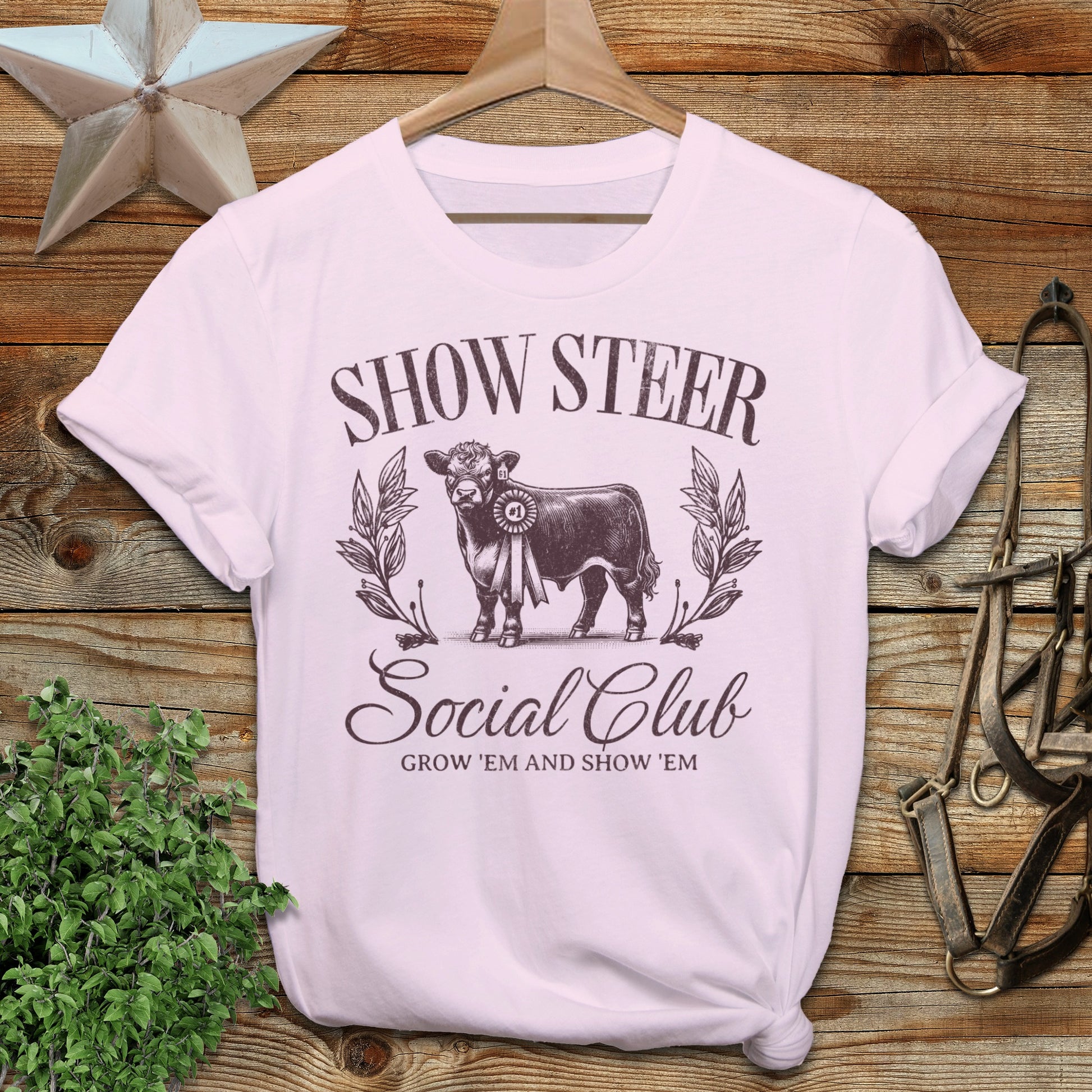 Show Steer Social Softstyle Tee