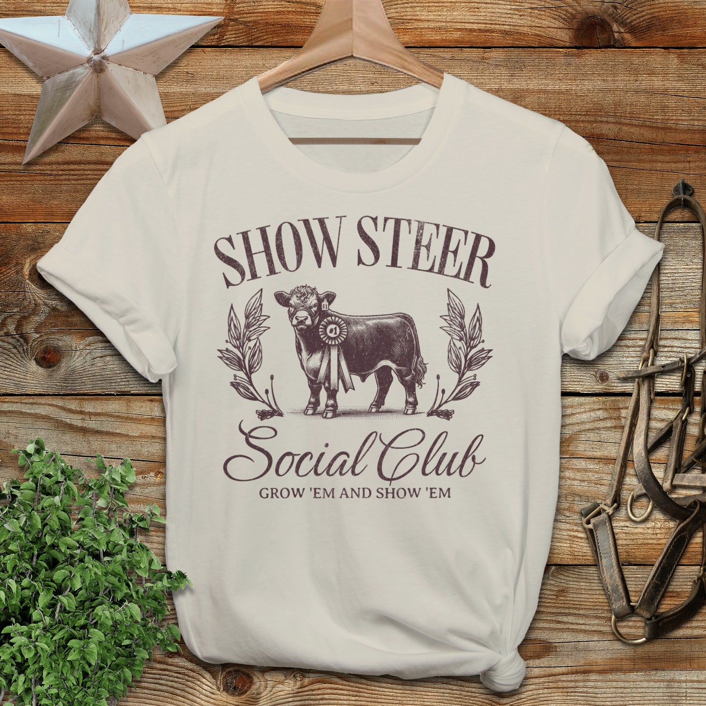 Show Steer Social Softstyle Tee