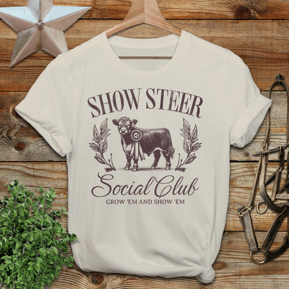 Show Steer Social Softstyle Tee