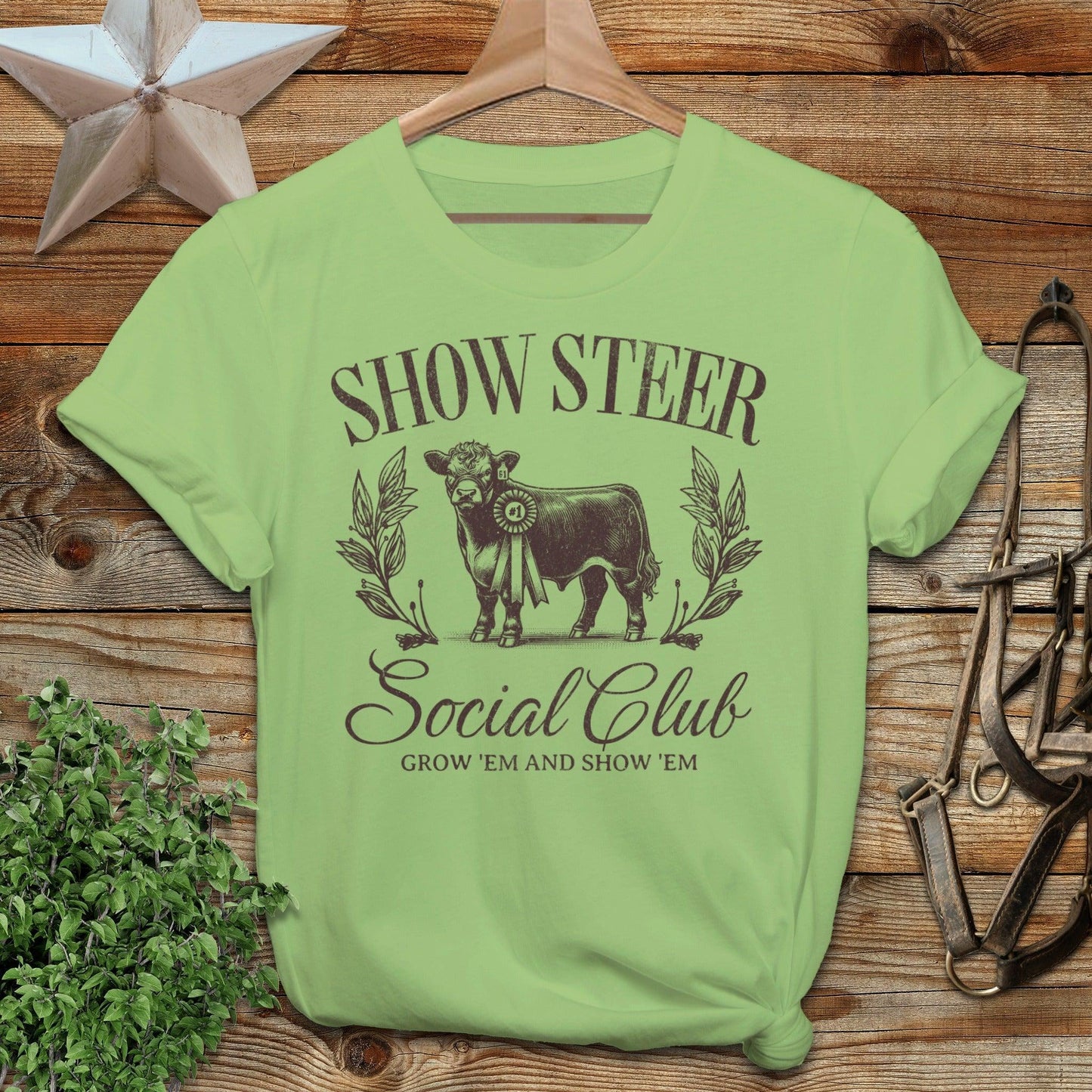Show Steer Social Softstyle Tee