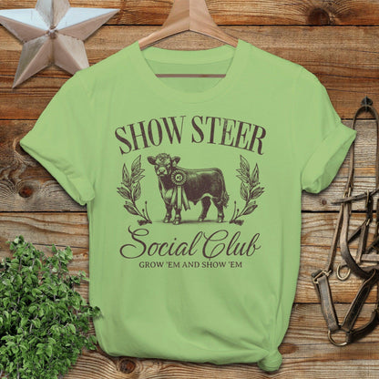 Show Steer Social Softstyle Tee