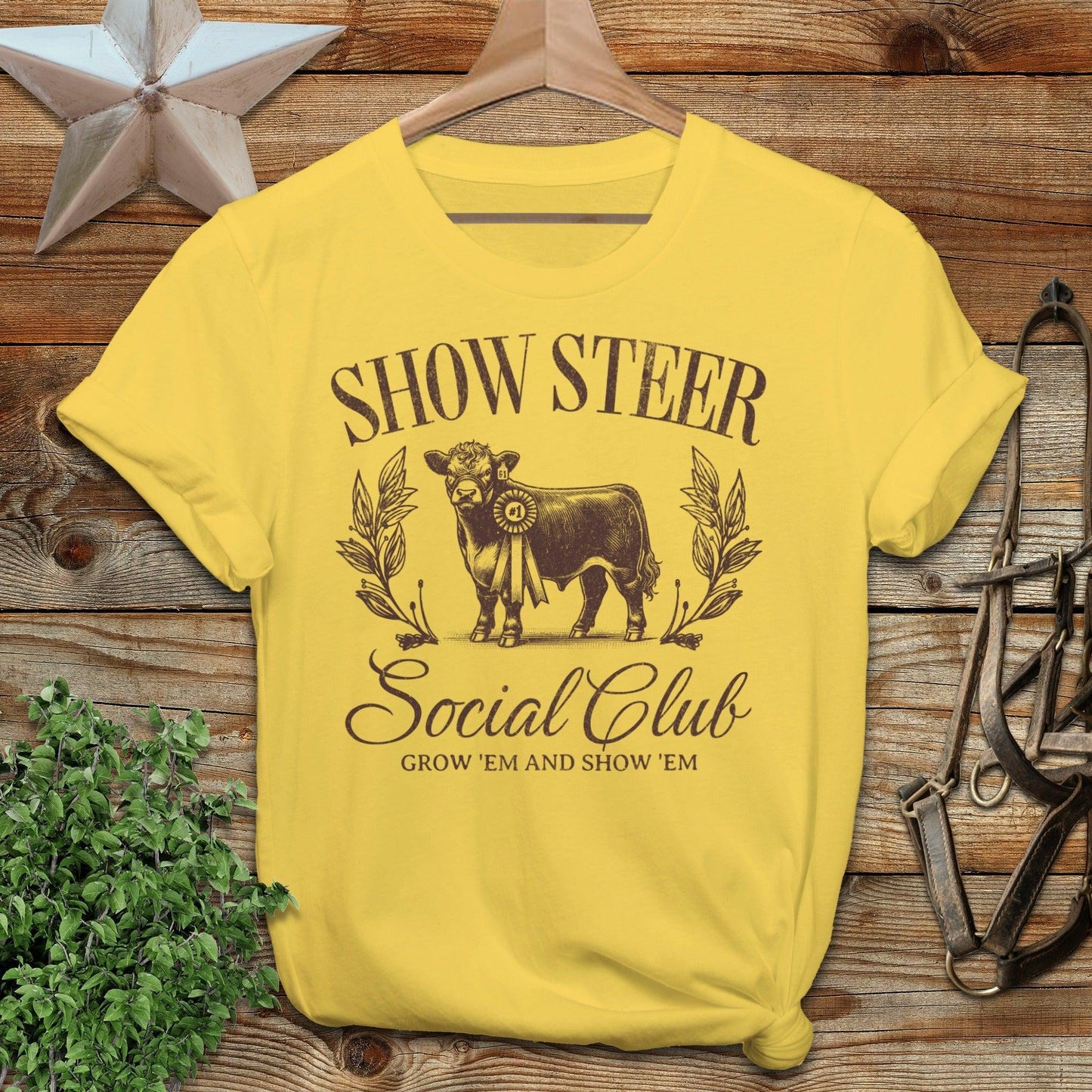 Show Steer Social Softstyle Tee