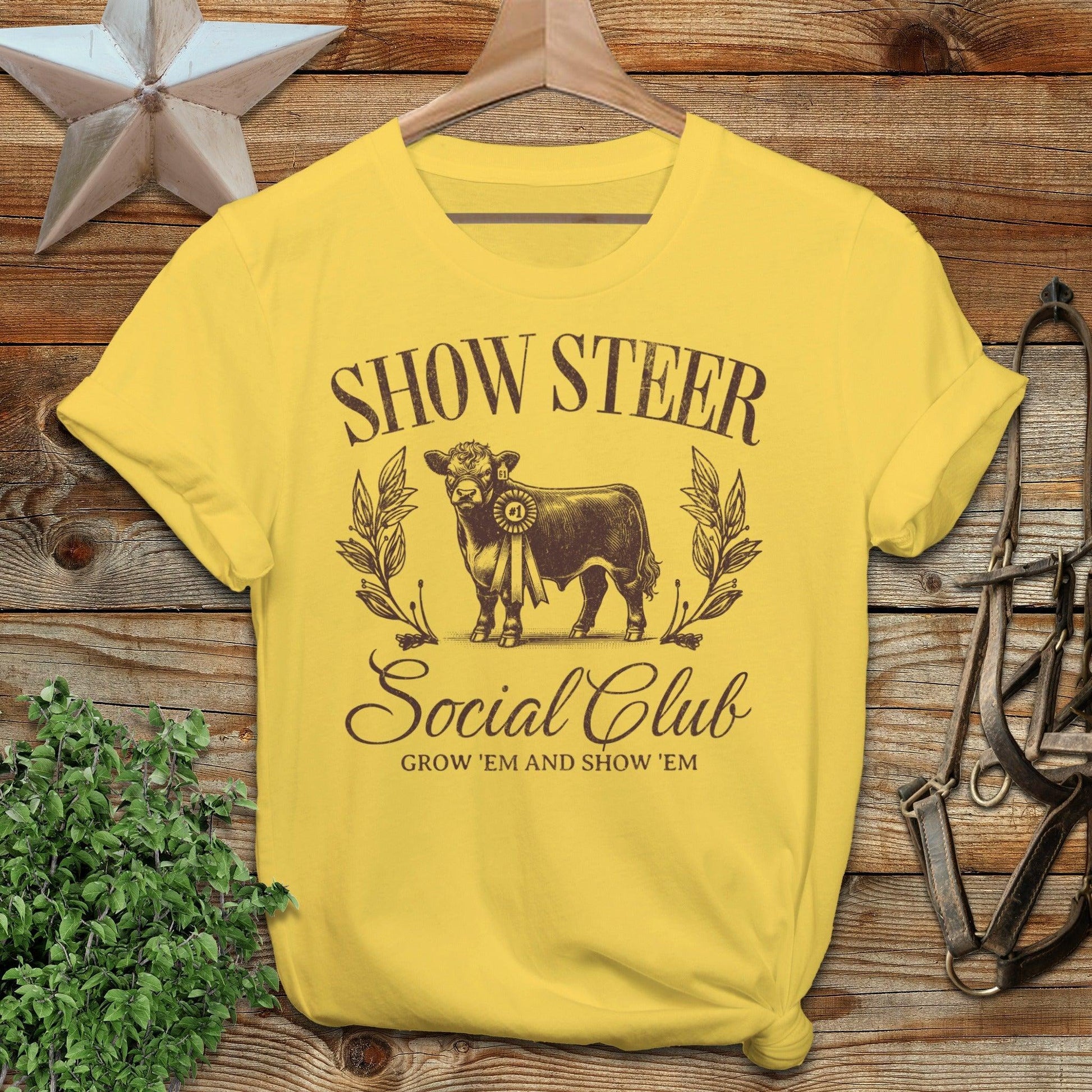 Show Steer Social Softstyle Tee
