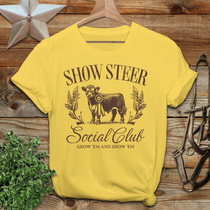 Show Steer Social Softstyle Tee