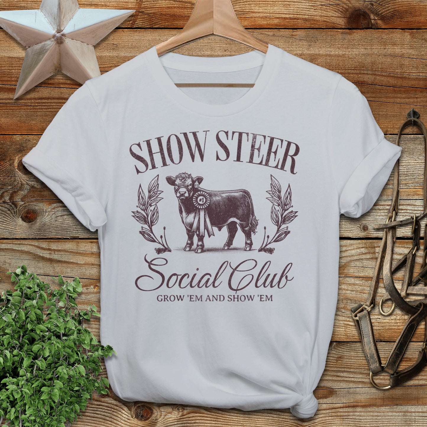 Show Steer Social Softstyle Tee