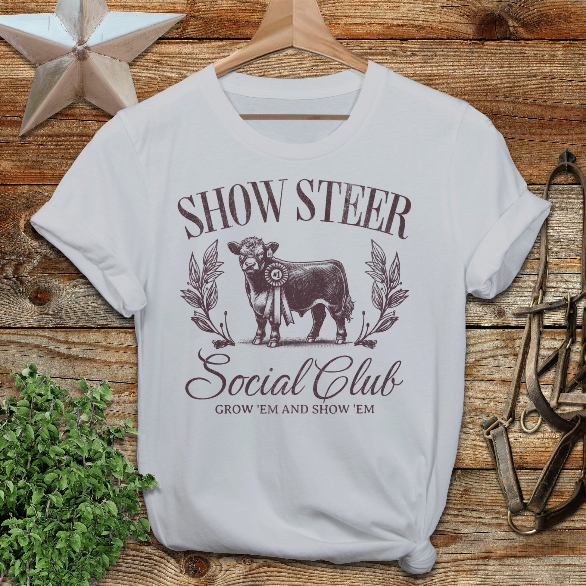 Show Steer Social Softstyle Tee