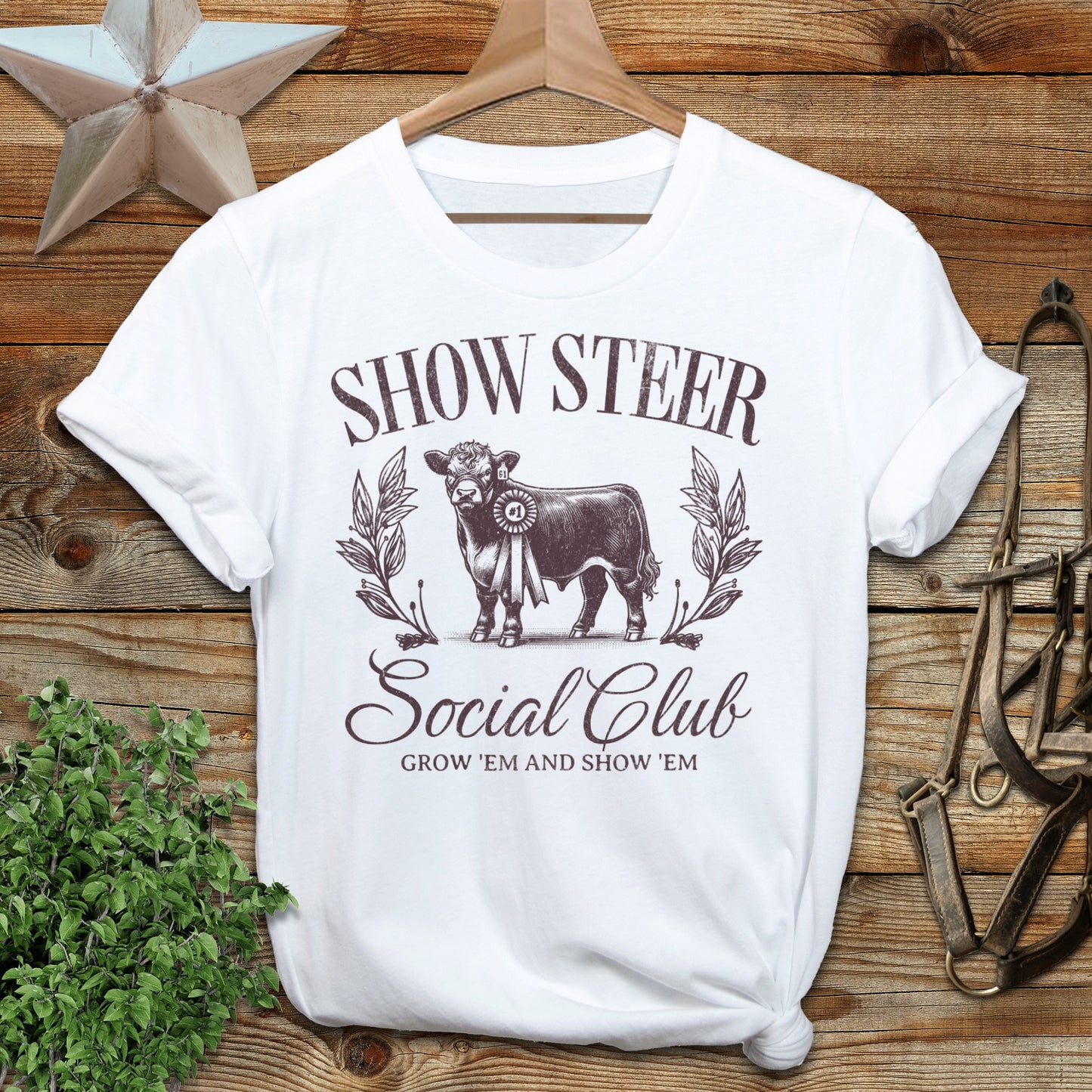 Show Steer Social Softstyle Tee
