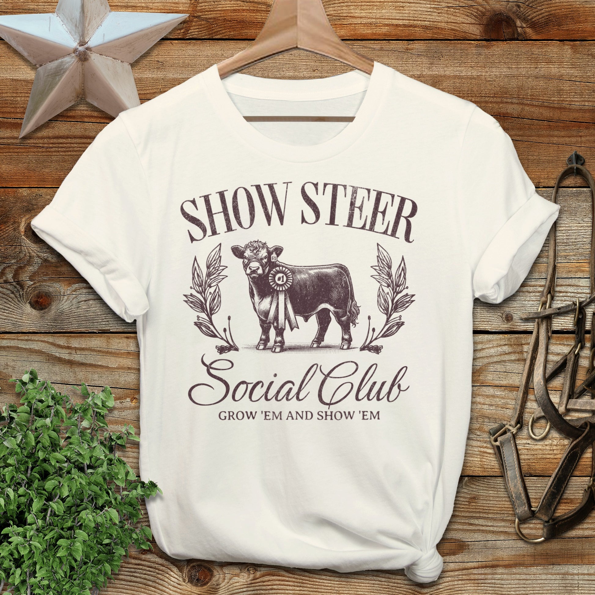 Show Steer Social Softstyle Tee