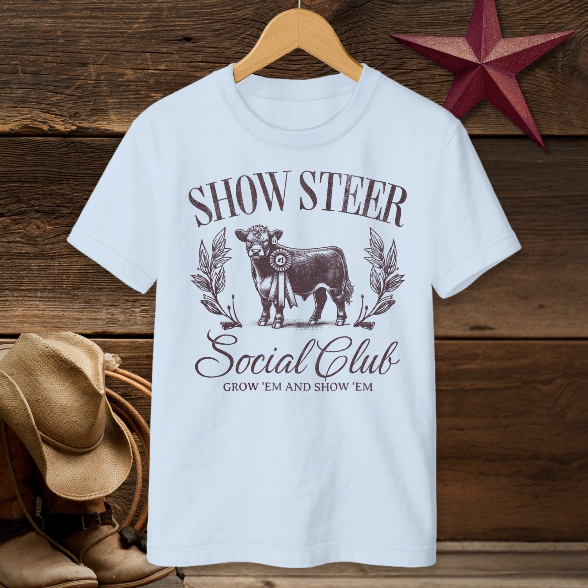 Show Steer Social T-Shirt (Youth)