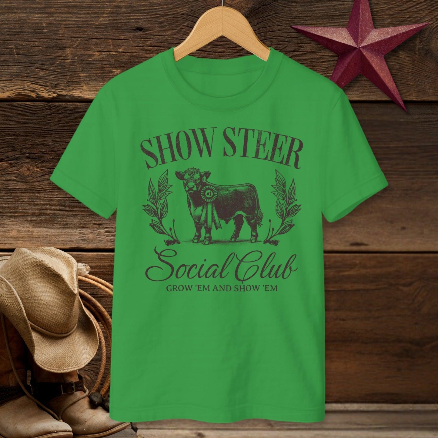 Show Steer Social T-Shirt (Youth)