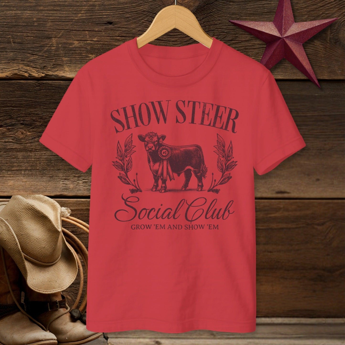 Show Steer Social T-Shirt (Youth)
