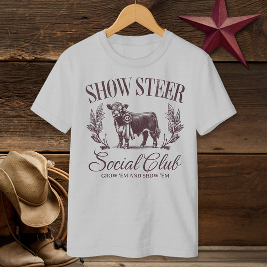 Show Steer Social T-Shirt (Youth)