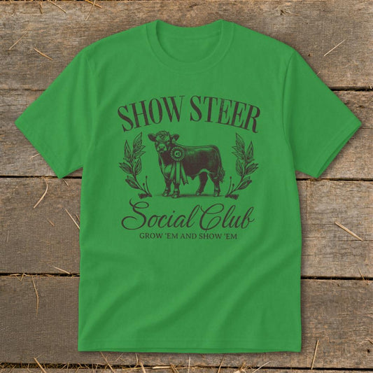 Show Steer Social Youth Tee