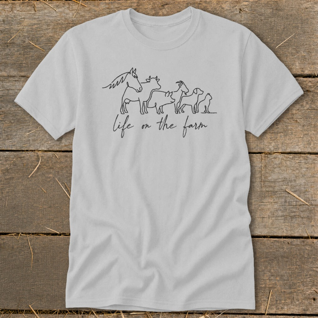 Simple Art Life on the Farm Classic Tee