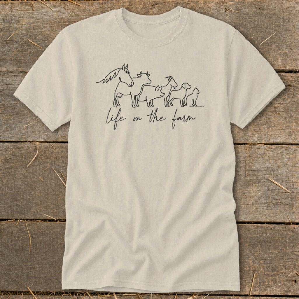 Simple Art Life on the Farm Classic Tee