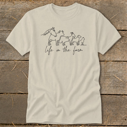 Simple Art Life on the Farm Classic Tee