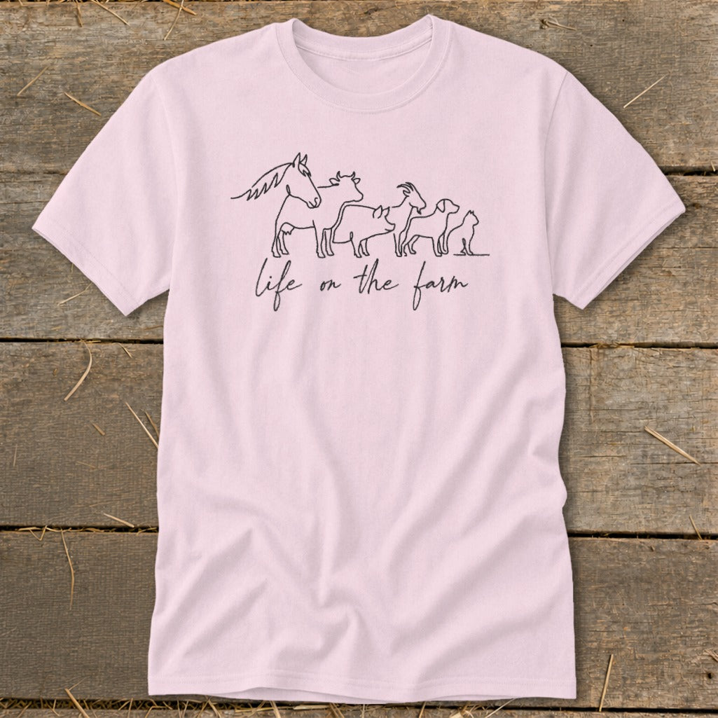 Simple Art Life on the Farm Classic Tee