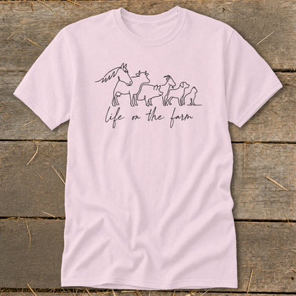 Simple Art Life on the Farm Classic Tee