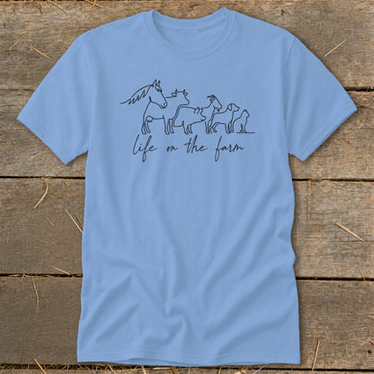Simple Art Life on the Farm Classic Tee
