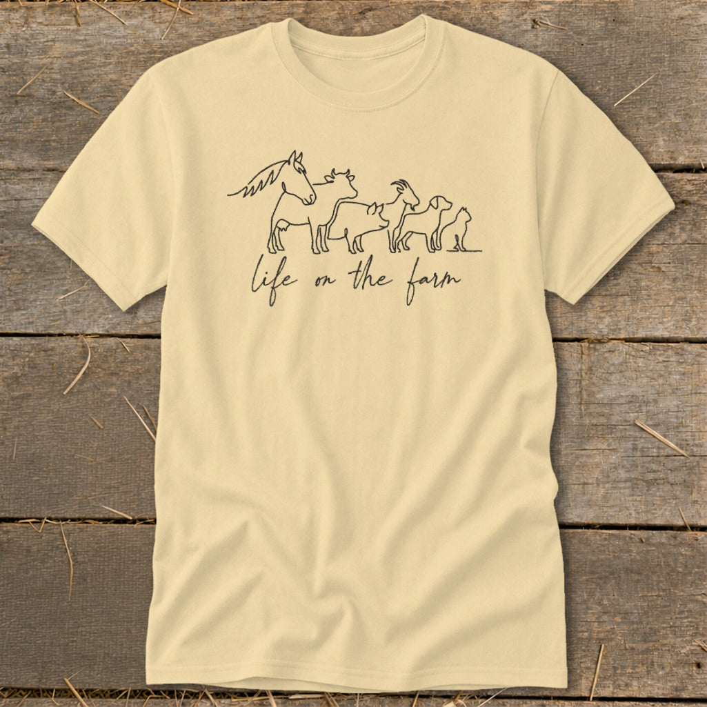 Simple Art Life on the Farm Classic Tee