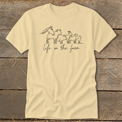 Simple Art Life on the Farm Classic Tee