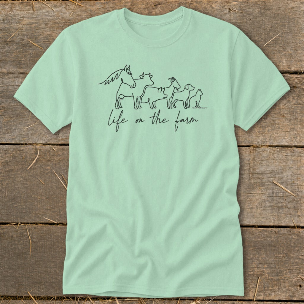 Simple Art Life on the Farm Classic Tee
