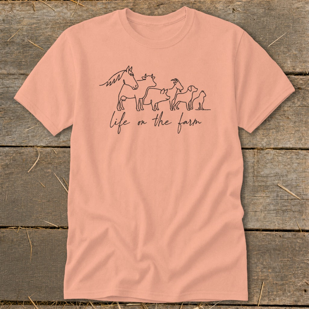 Simple Art Life on the Farm Classic Tee
