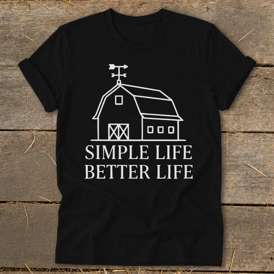 Simple Better Life Softstyle Tee - Black