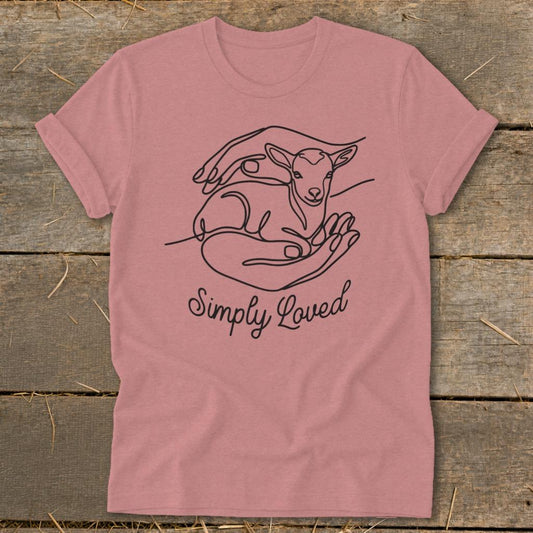 Simply Loved Softstyle Tee - Heather Mauve