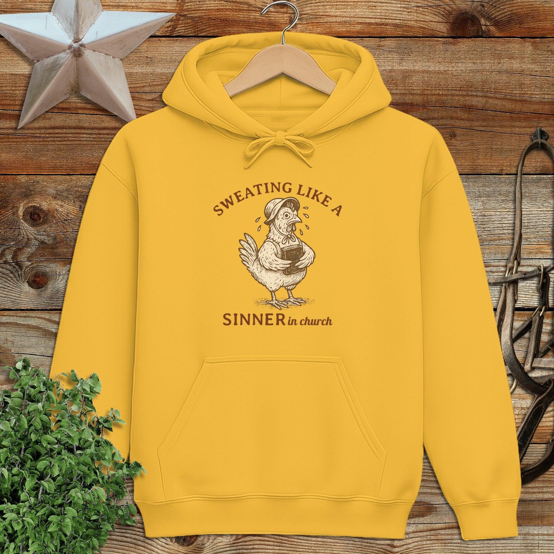 Sinner in Church Hoodie