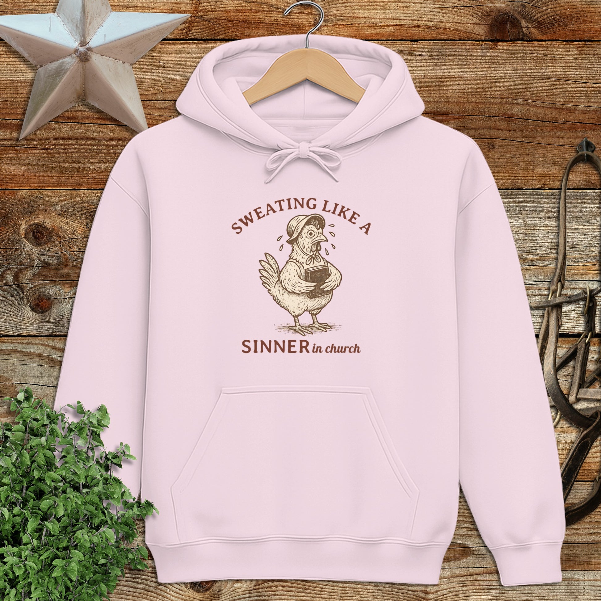 Sinner in Church Hoodie