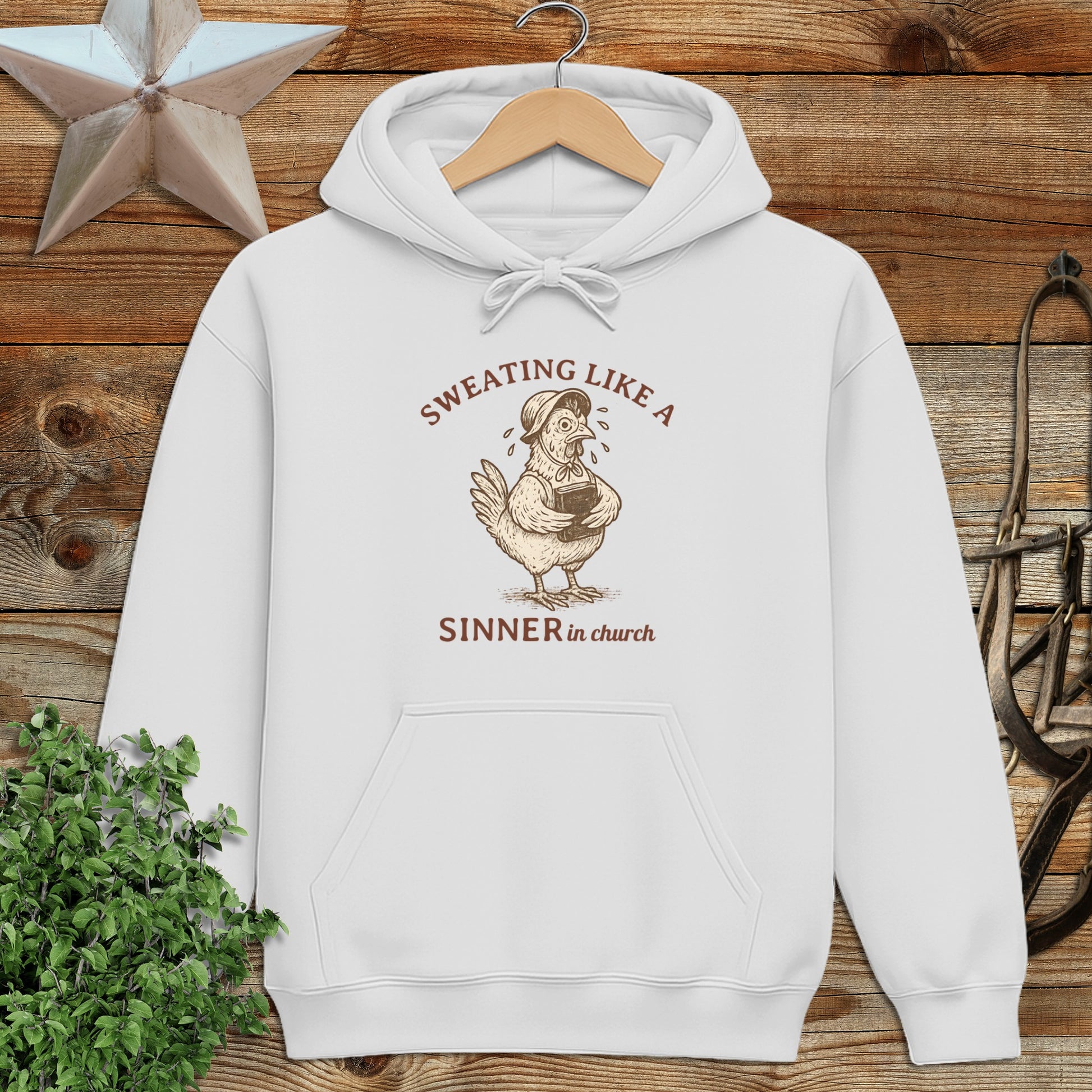 Sinner in Church Hoodie
