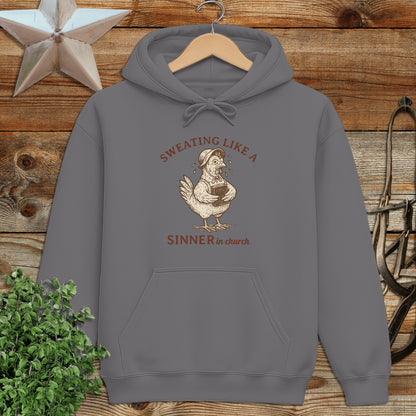 Sinner in Church Hoodie