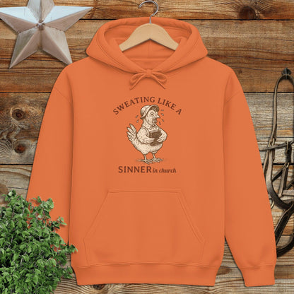 Sinner in Church Hoodie