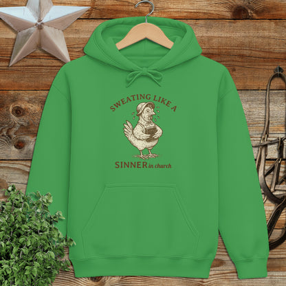 Sinner in Church Hoodie