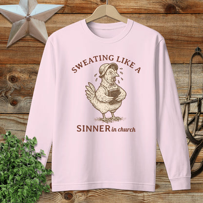 Sinner in Church Long Sleeve Tee