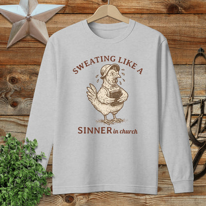 Sinner in Church Long Sleeve Tee