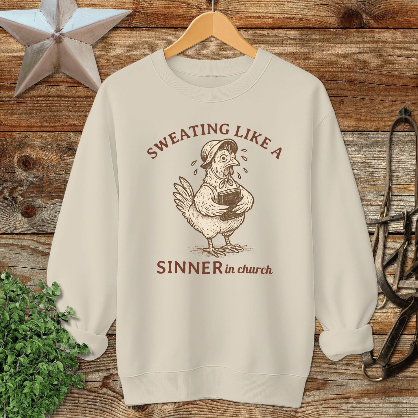 Sinner in Church Sweatshirt