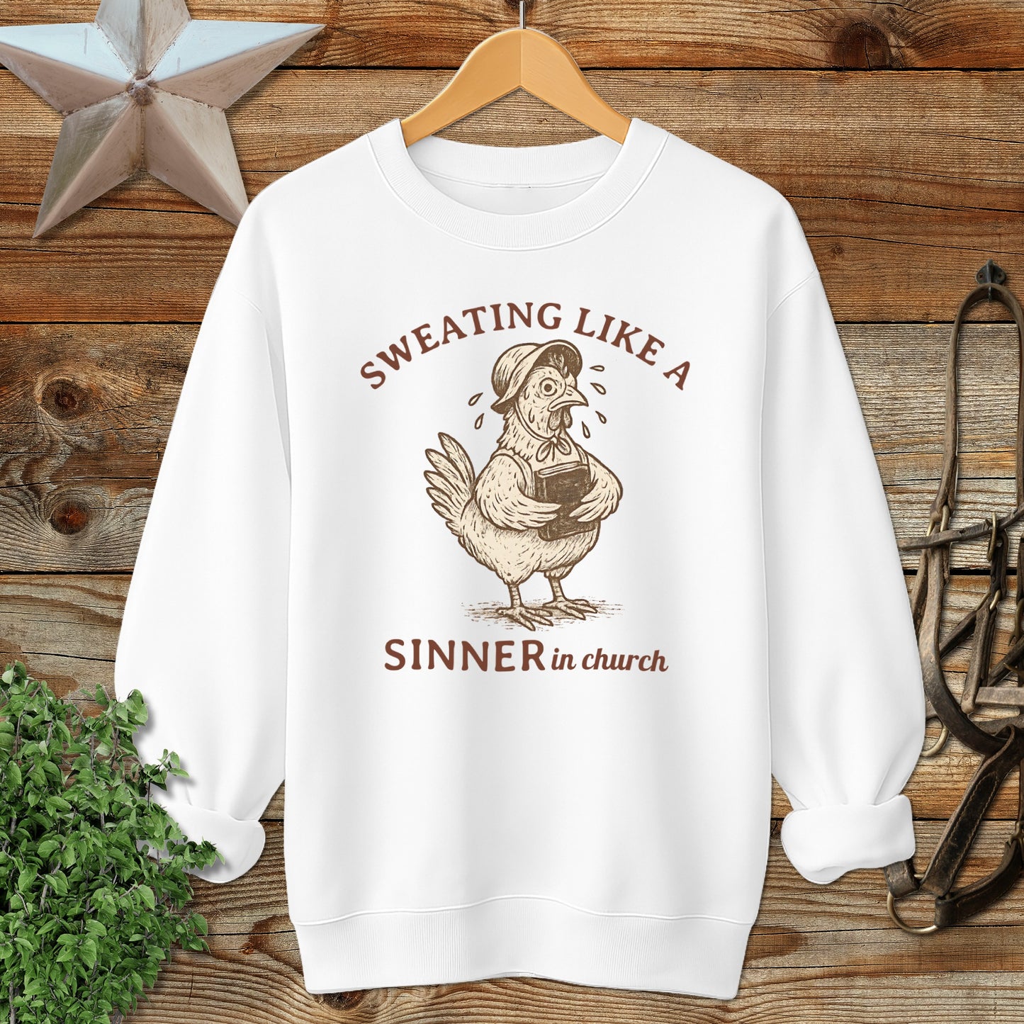 Sinner in Church Sweatshirt