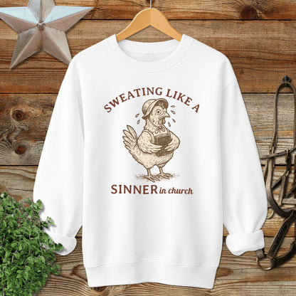 Sinner in Church Sweatshirt