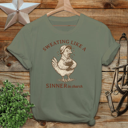 Sinner in Church T-shirt