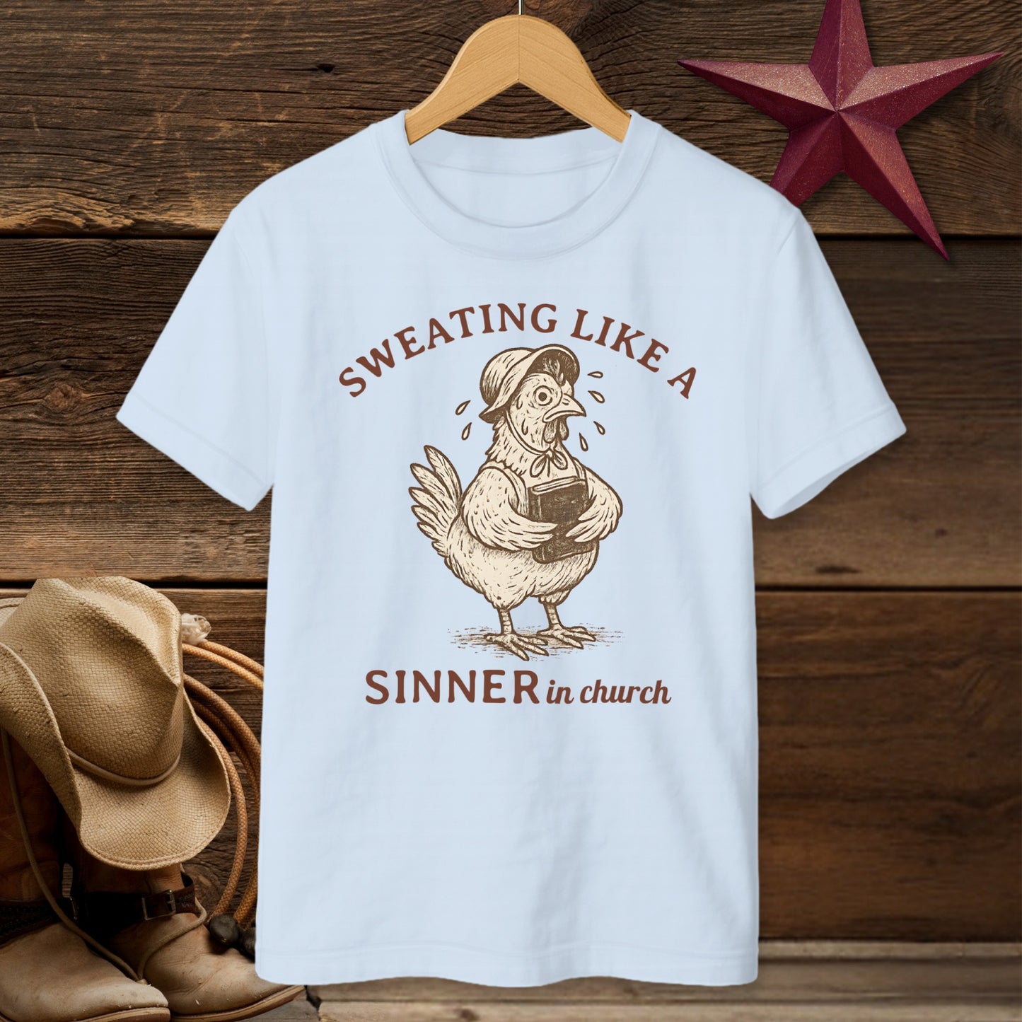 Sinner in Church T-Shirt (Youth)