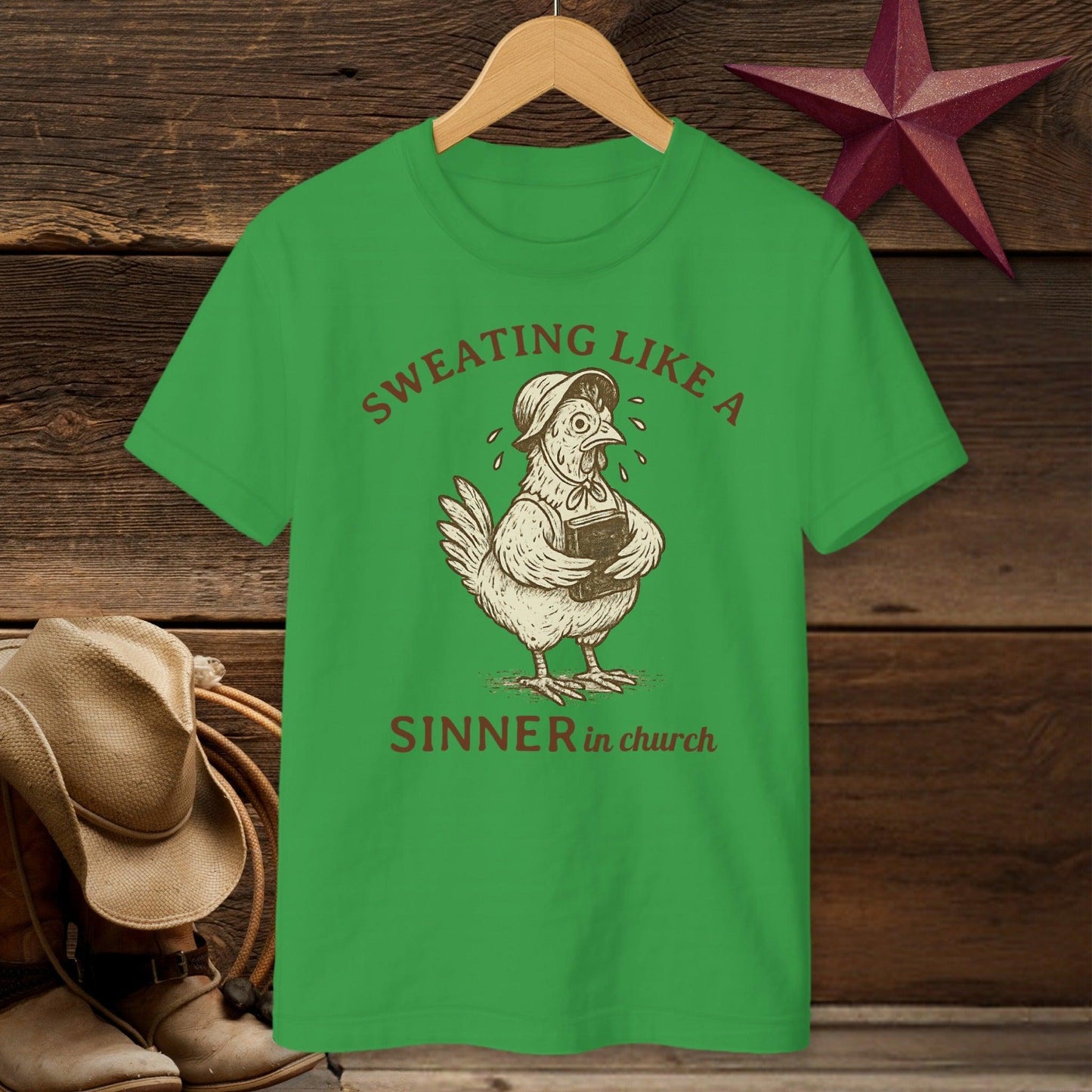 Sinner in Church T-Shirt (Youth)