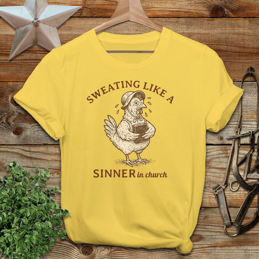 Sinner in Church T-shirt