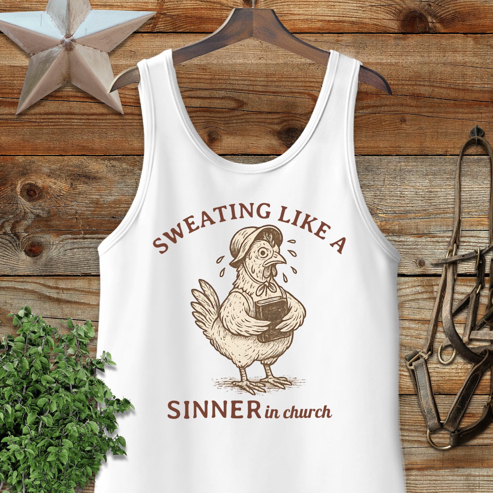 Sinner in Church Tank Top