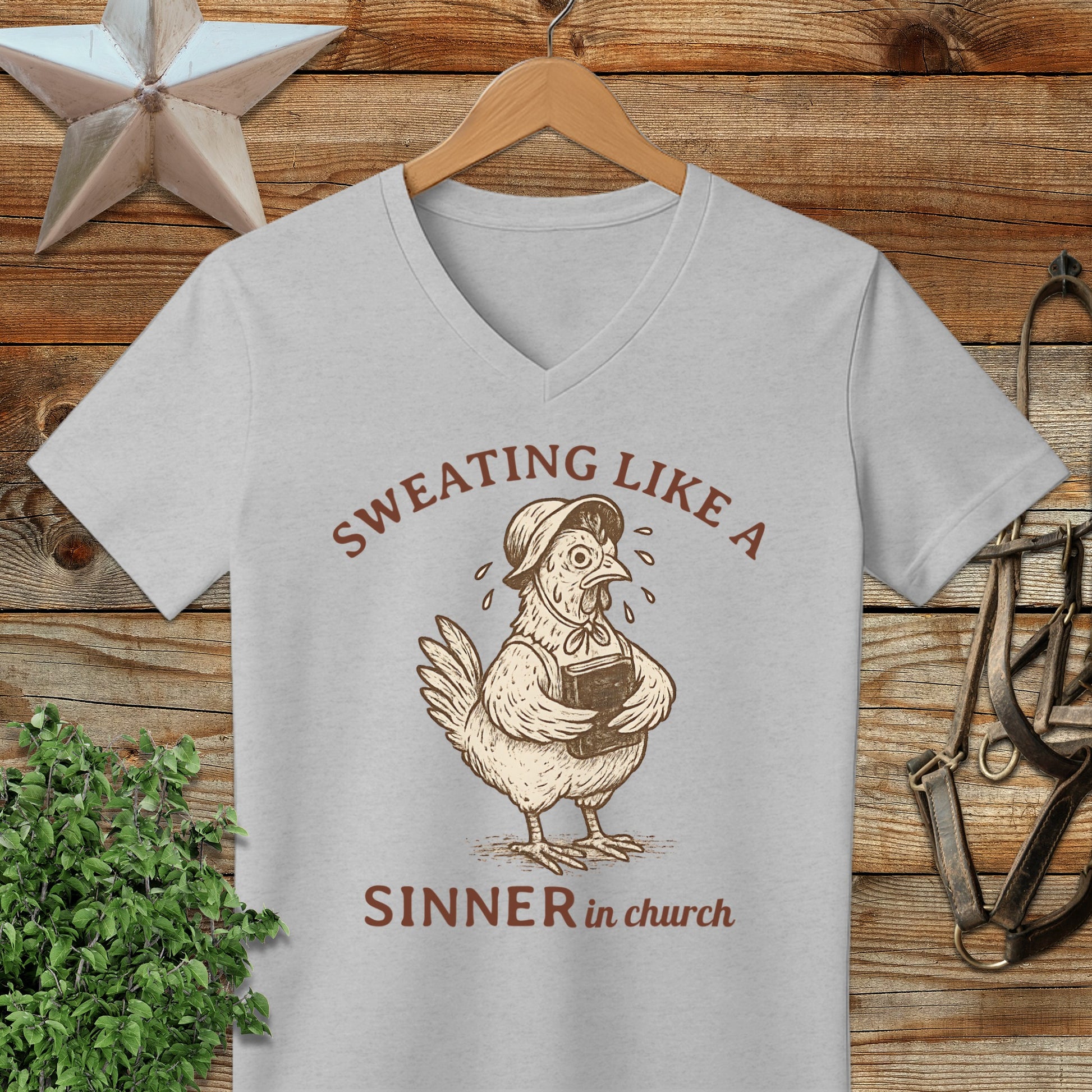 Sinner in Church V-neck