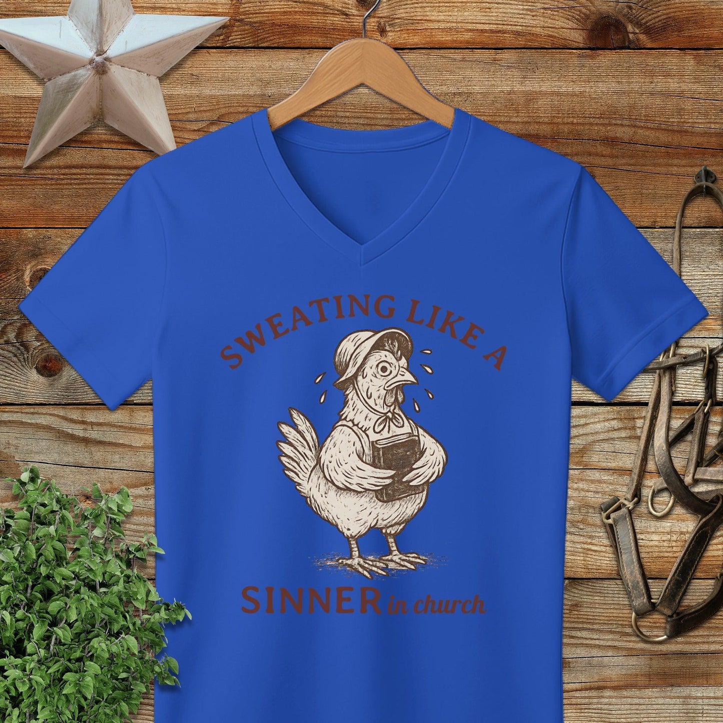 Sinner in Church V-neck